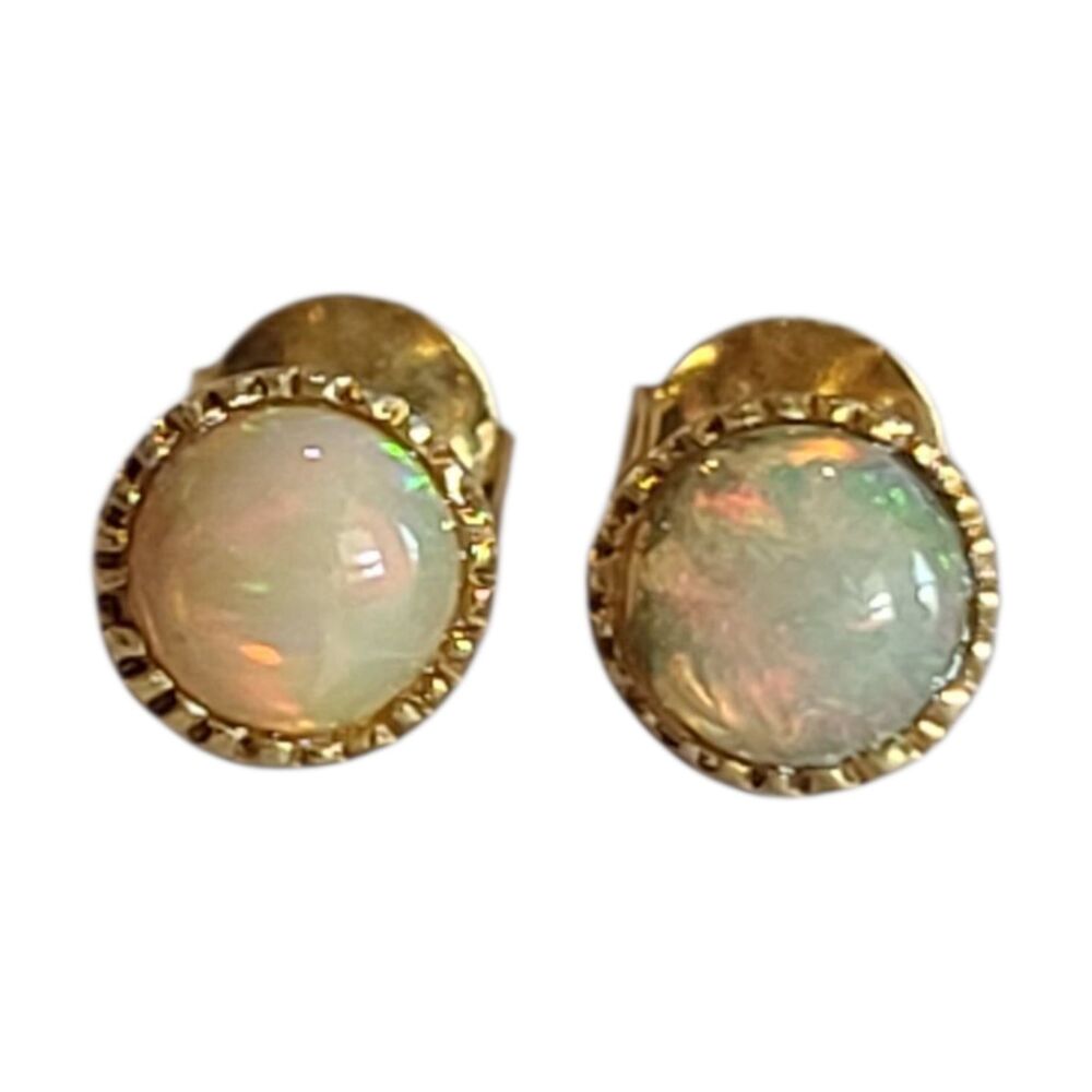 Opal Stud Earrings - image 8